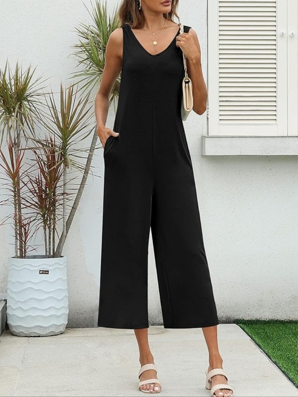 Wide Leg Romper